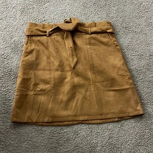 Pink Lily Swede skirt - XL